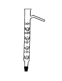 Coluna Vigreux com Tubuladura Lateral e Esmerilado